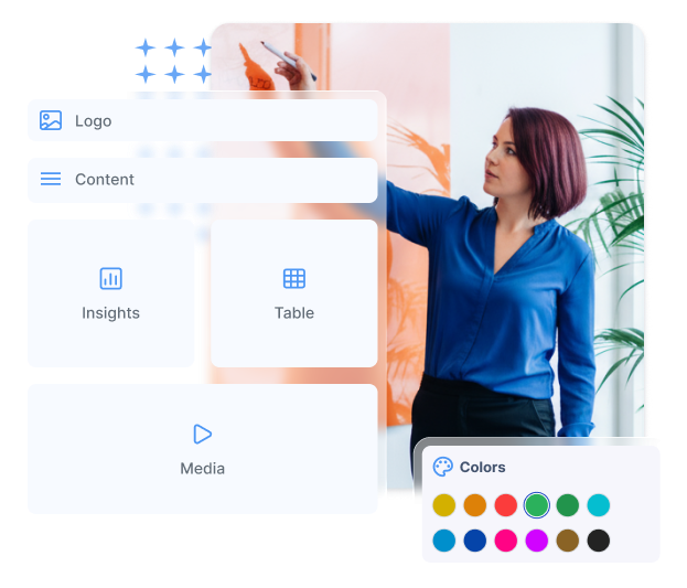 you can generate fully personalised, multilingual customer messages in just a few clicks